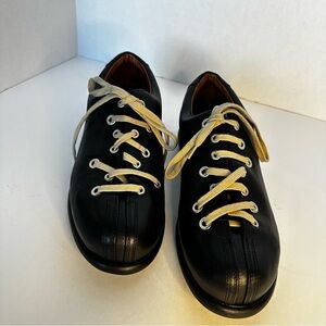 Campers Black Leather Men's Oxfords